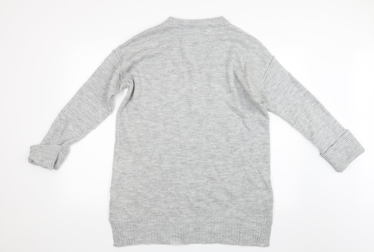 Very Womens Grey  Knit Pullover Jumper Size 16