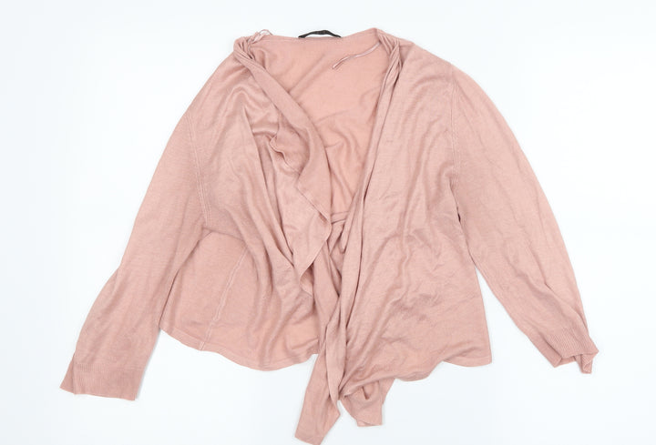 TU Womens Pink   Cardigan Jumper Size 10