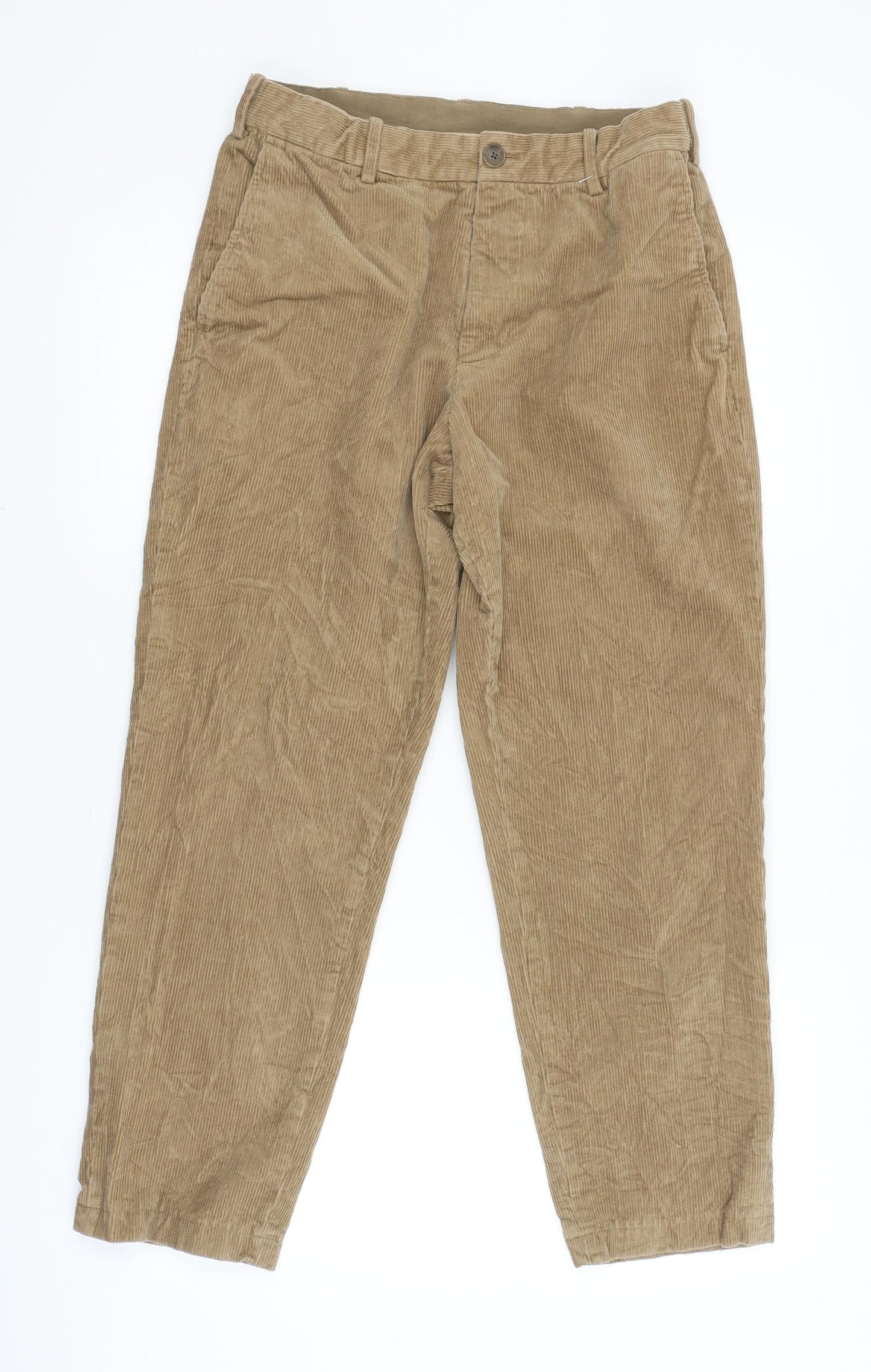 Preworn Womens Brown   Trousers  Size 8 L25.5 in