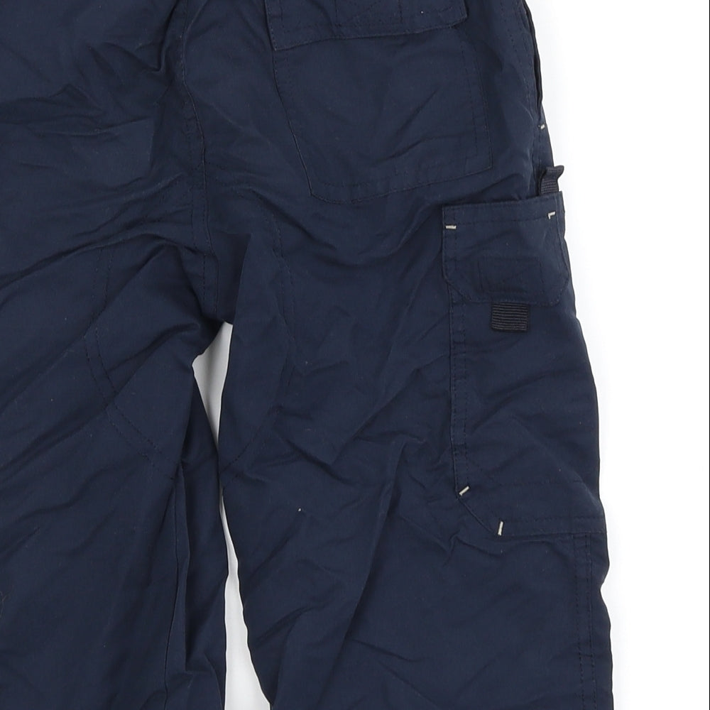 Preworn Boys Blue   Cargo Trousers Size 7-8 Years
