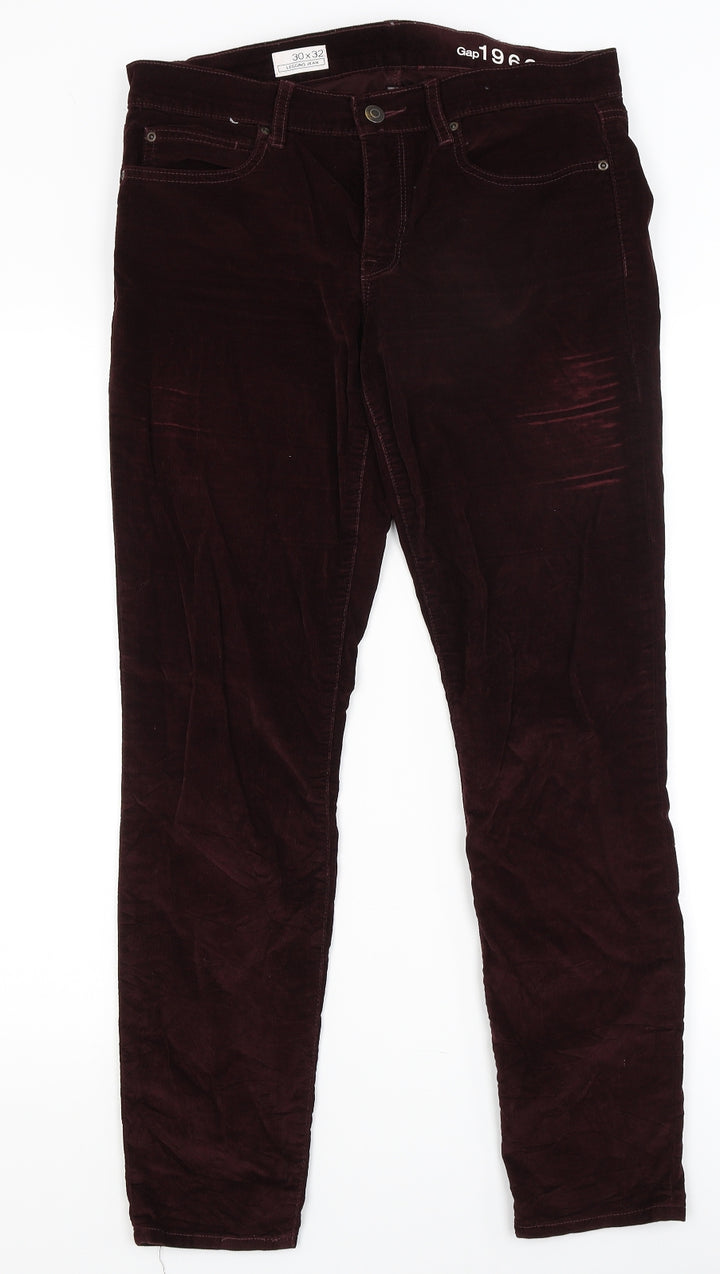 Gap Womens Red Jegging Trousers Size 12 L28 in