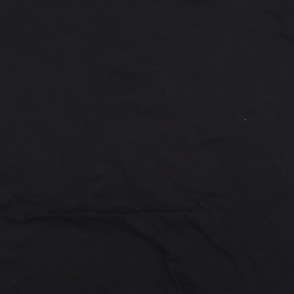 Preworn Womens Black   Basic T-Shirt Size L  - I'm hooked