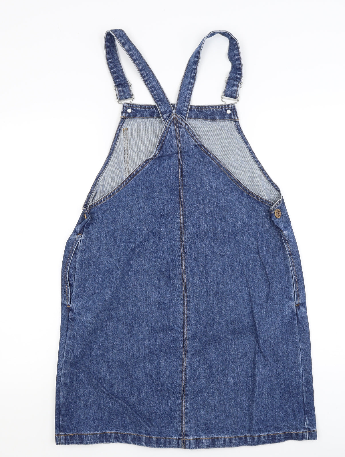 TU Womens Blue   Pinafore/Dungaree Dress  Size 12