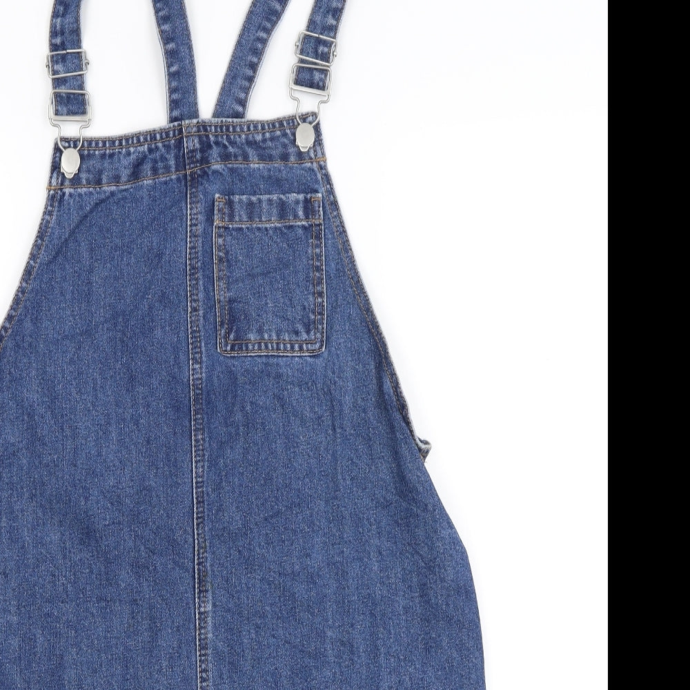 TU Womens Blue   Pinafore/Dungaree Dress  Size 12