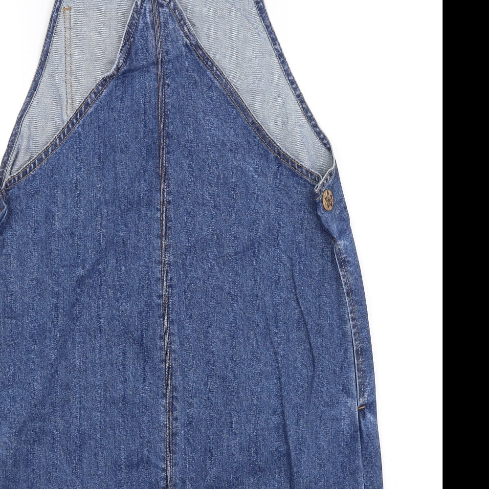 TU Womens Blue   Pinafore/Dungaree Dress  Size 12
