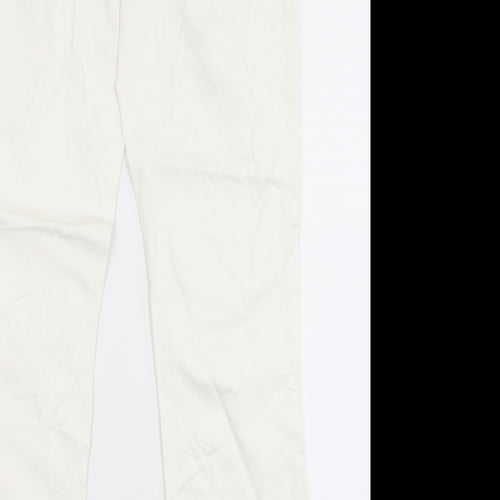 NEXT Womens White   Straight Jeans Size 12 L28.5 in