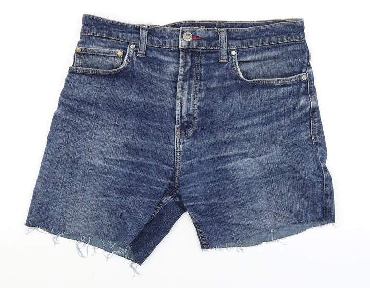 Blue Harbour Mens Blue Bermuda Shorts Size 32 in