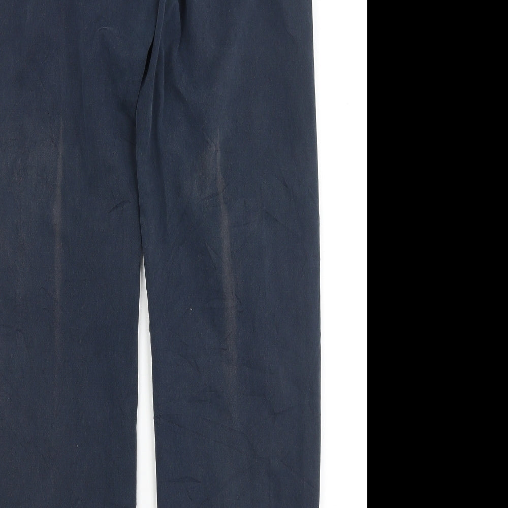 Marks and Spencer Mens Blue   Chino Trousers Size 34 in L29 in