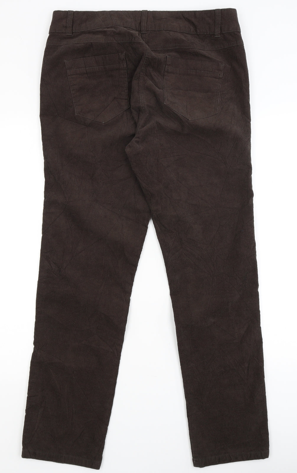 M&Co Womens Brown   Trousers  Size 14 L29 in