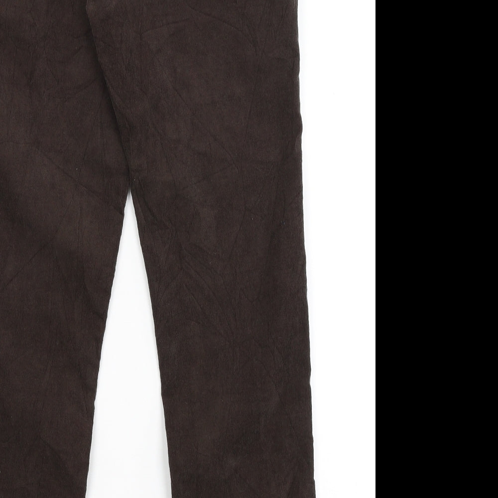 M&Co Womens Brown   Trousers  Size 14 L29 in