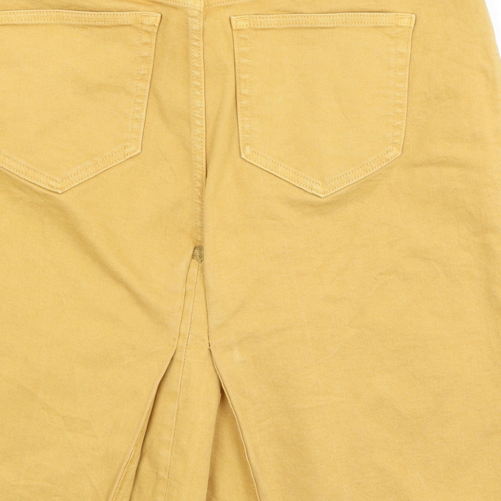 F&F Womens Yellow   Straight & Pencil Skirt Size 16