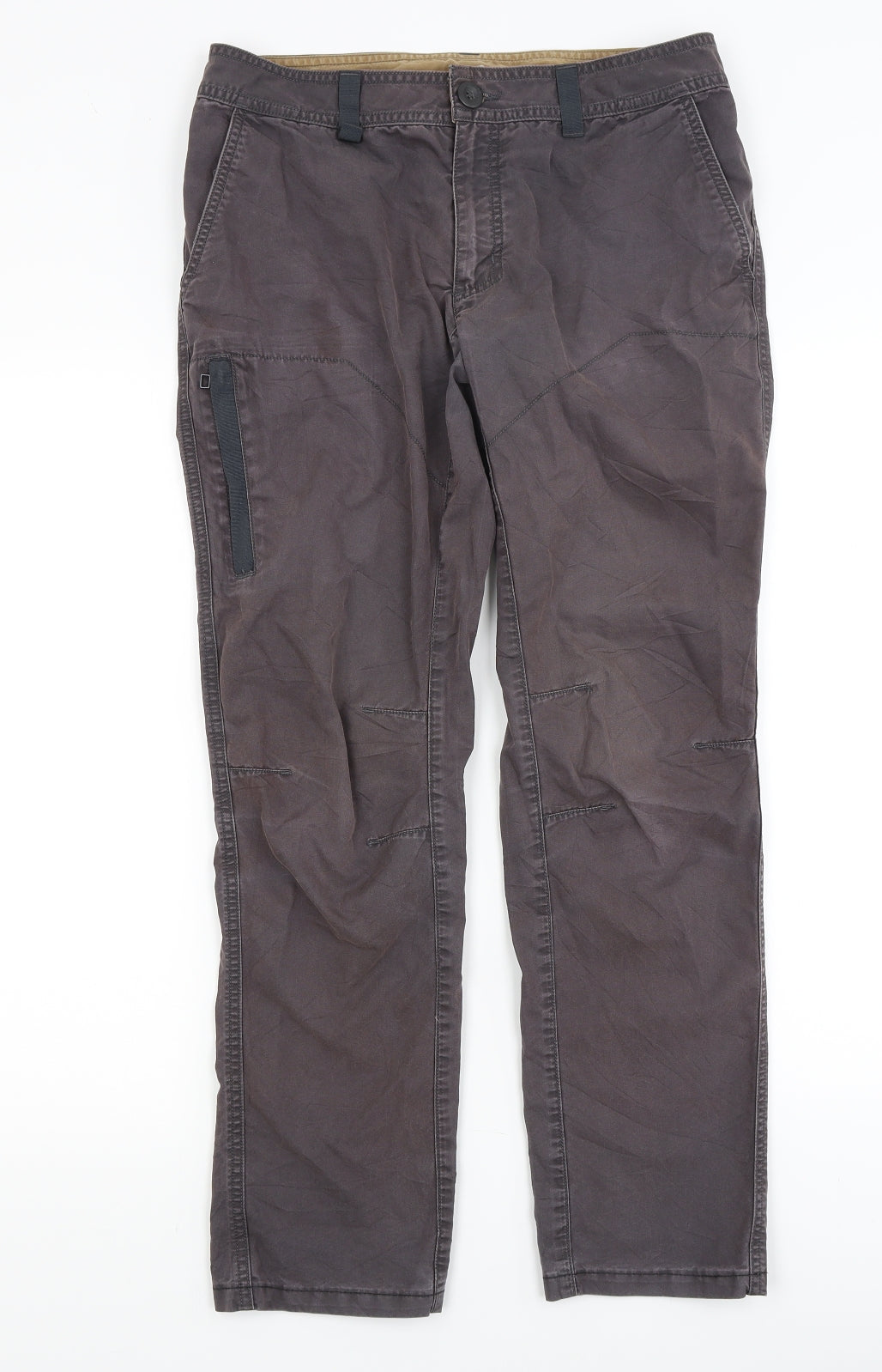 Quechua Mens Brown   Cargo Trousers Size M L28 in