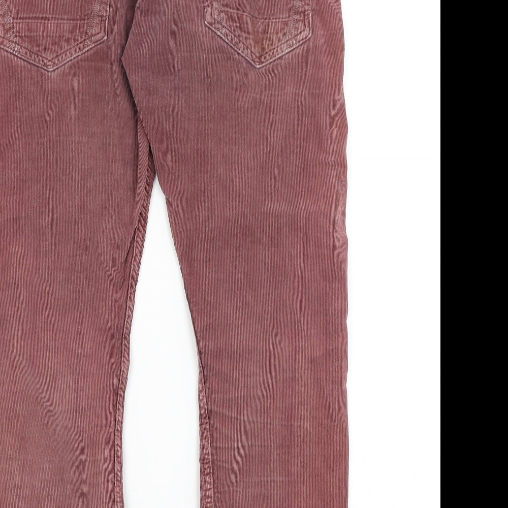 All Saints Womens Purple   Cropped Trousers Size 14 L22 in