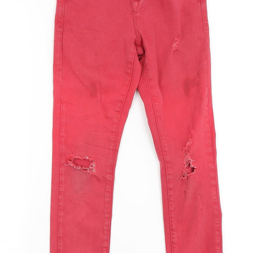 915 Generation Girls Red   Skinny Jeans Size 10 Years