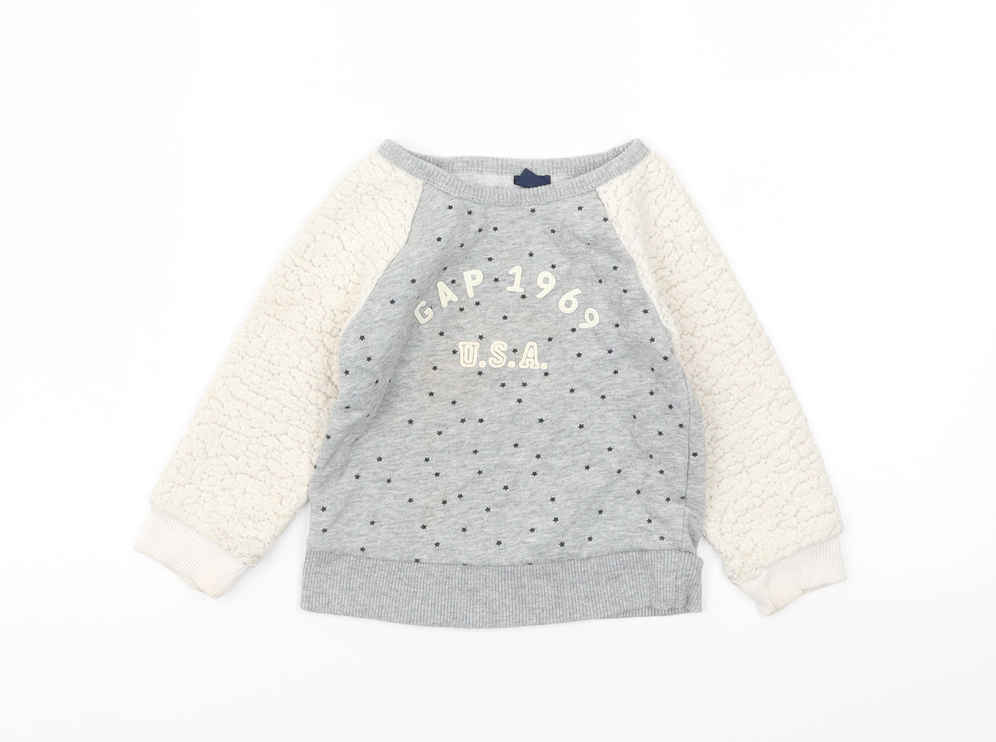 Gap Boys Grey   Pullover Sweatshirt Size 2 Years