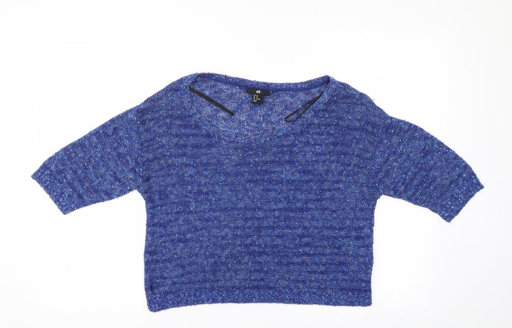 H&M Womens Blue   Basic T-Shirt Size XS