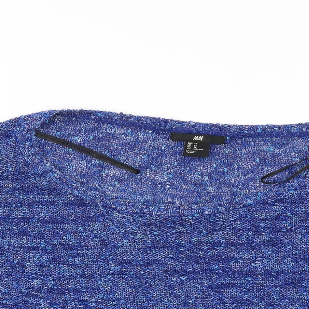 H&M Womens Blue   Basic T-Shirt Size XS