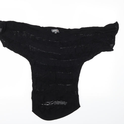 apicot Womens Black   Basic T-Shirt Size XS