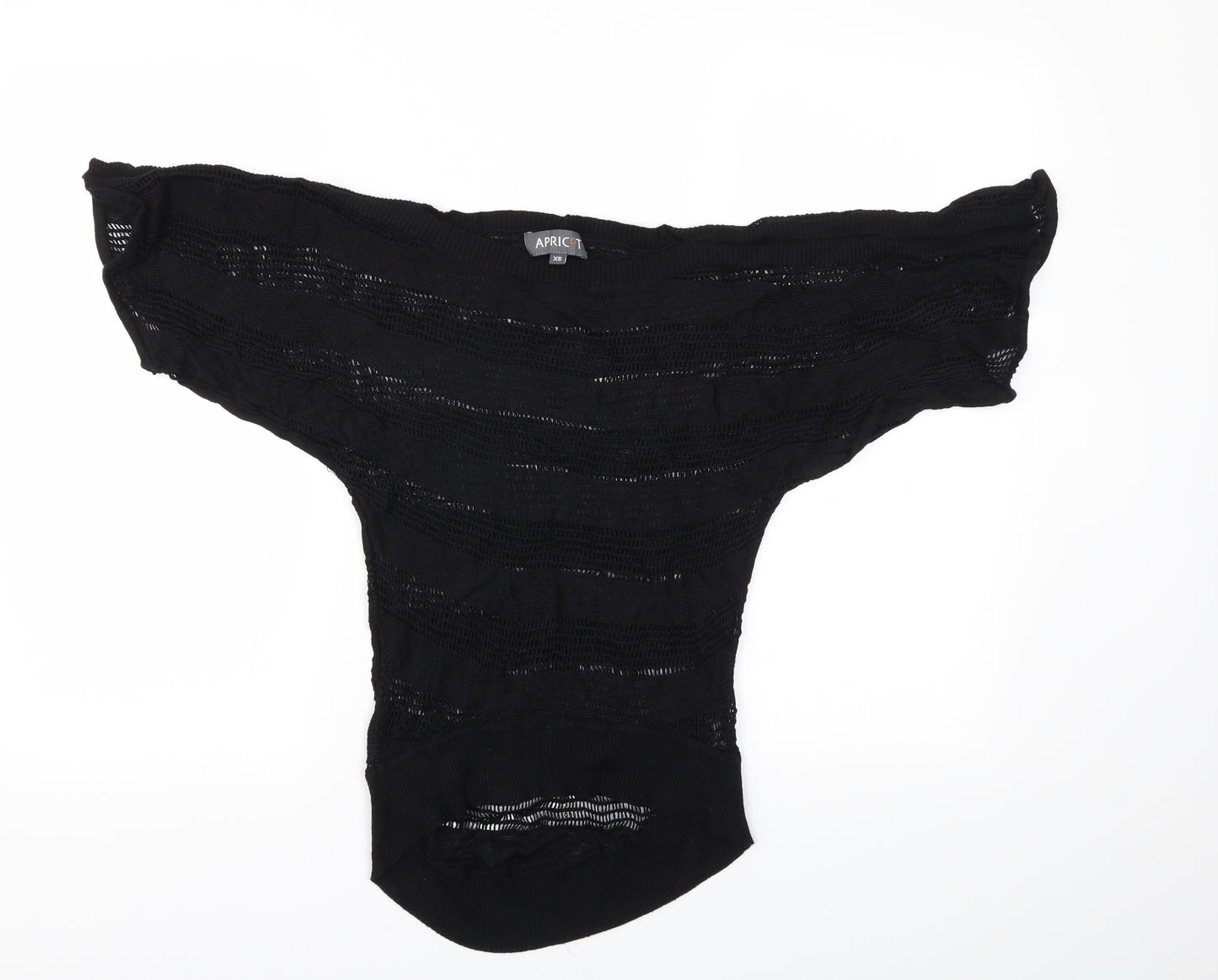 apicot Womens Black   Basic T-Shirt Size XS