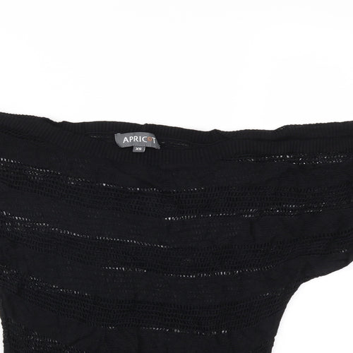 apicot Womens Black   Basic T-Shirt Size XS