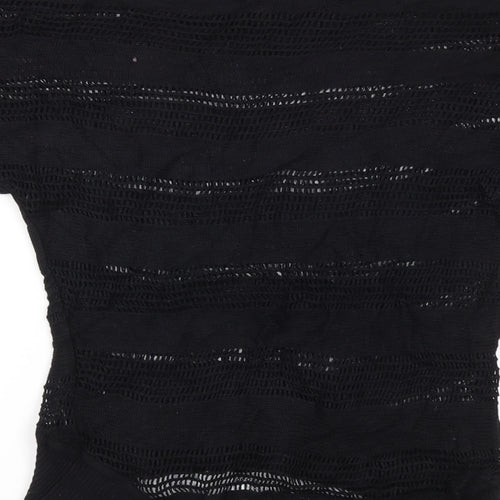 apicot Womens Black   Basic T-Shirt Size XS