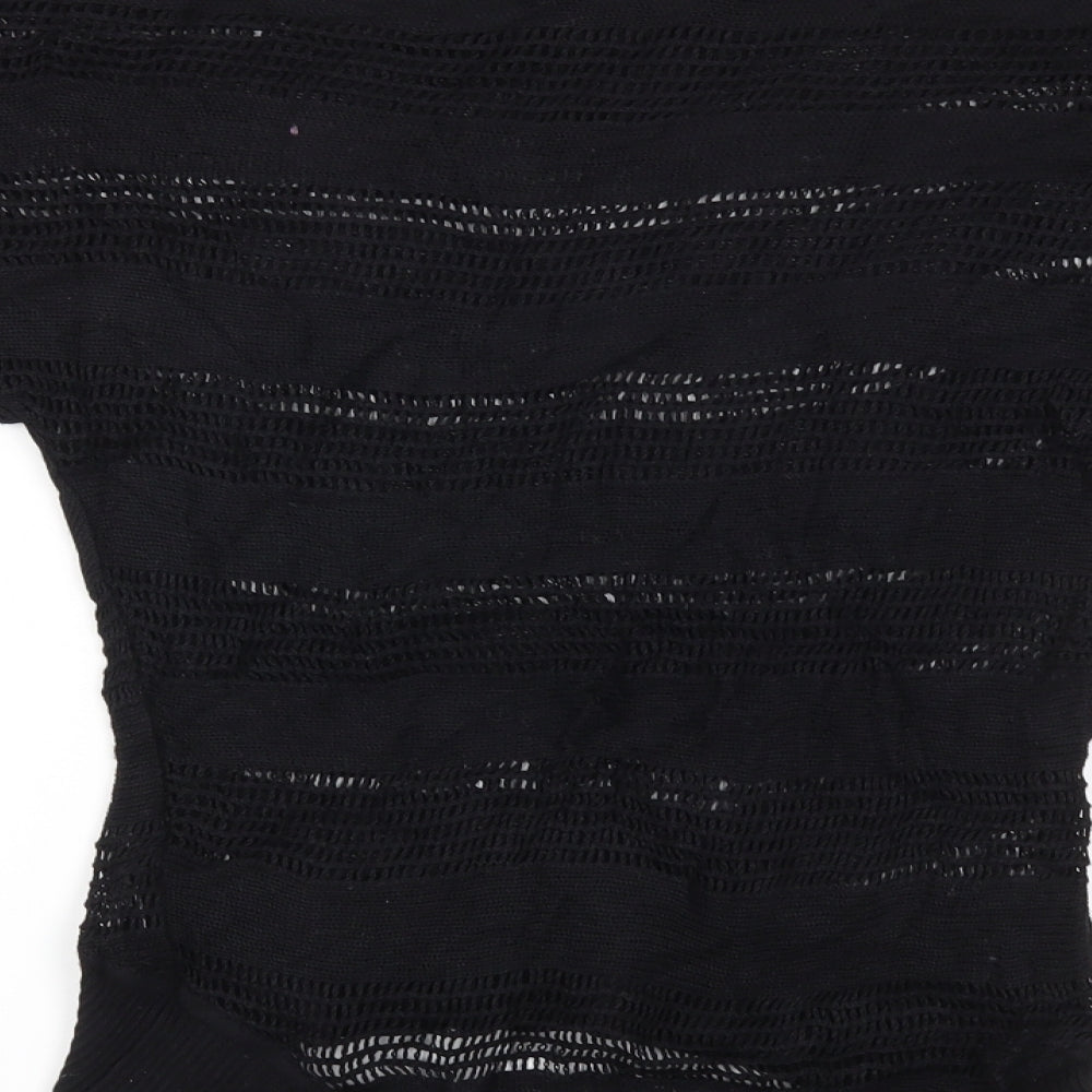 apicot Womens Black   Basic T-Shirt Size XS