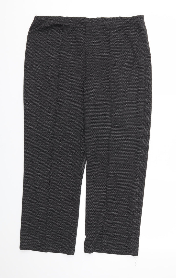 BM Womens Grey Trousers Size 14 L24 in