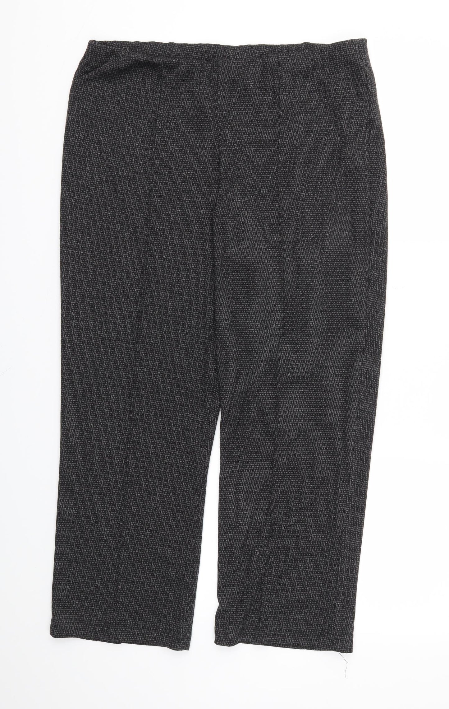 BM Womens Grey   Trousers  Size 14 L24 in