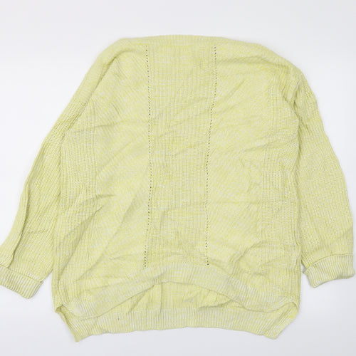 M&S Womens Yellow   Pullover Jumper Size M