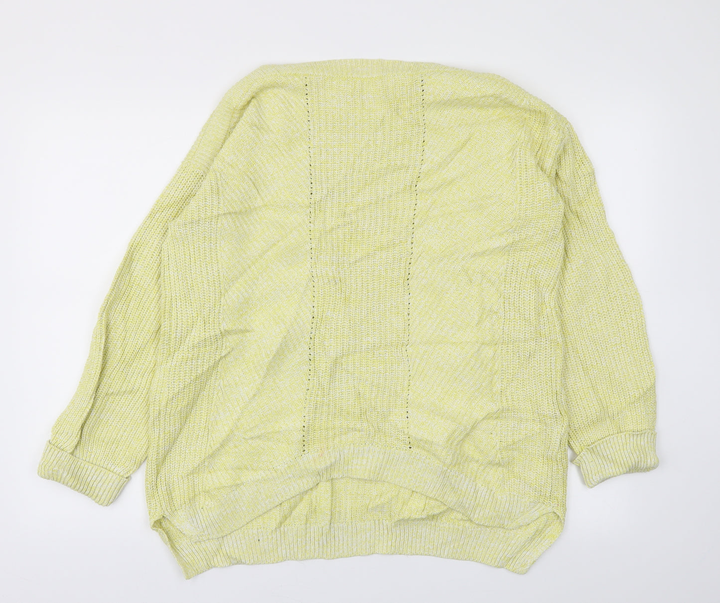 M&S Womens Yellow   Pullover Jumper Size M