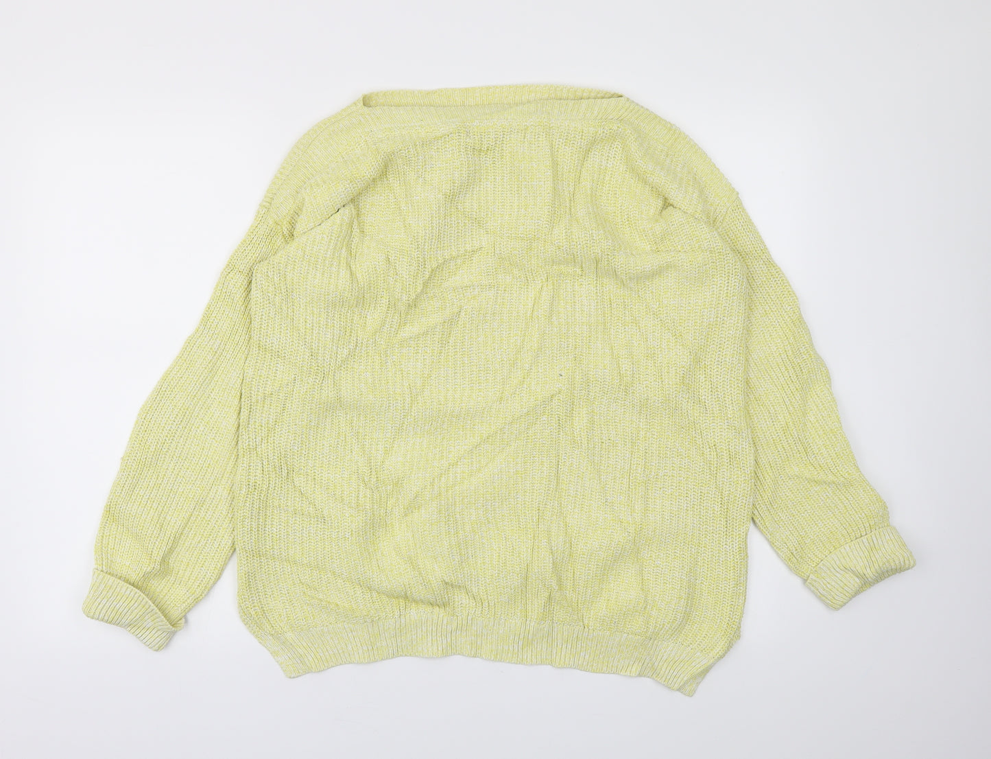 M&S Womens Yellow   Pullover Jumper Size M