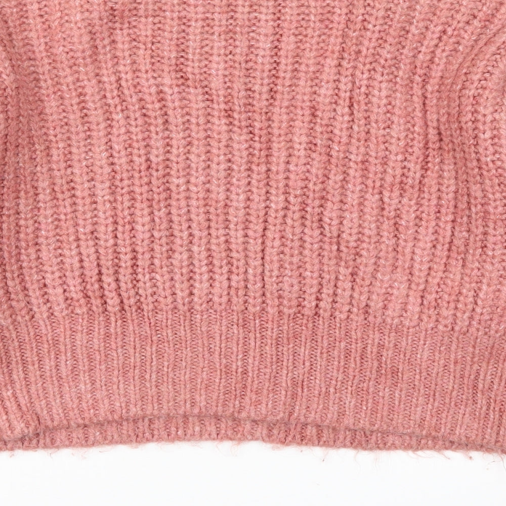 Topshop Womens Pink   Pullover Jumper Size XS