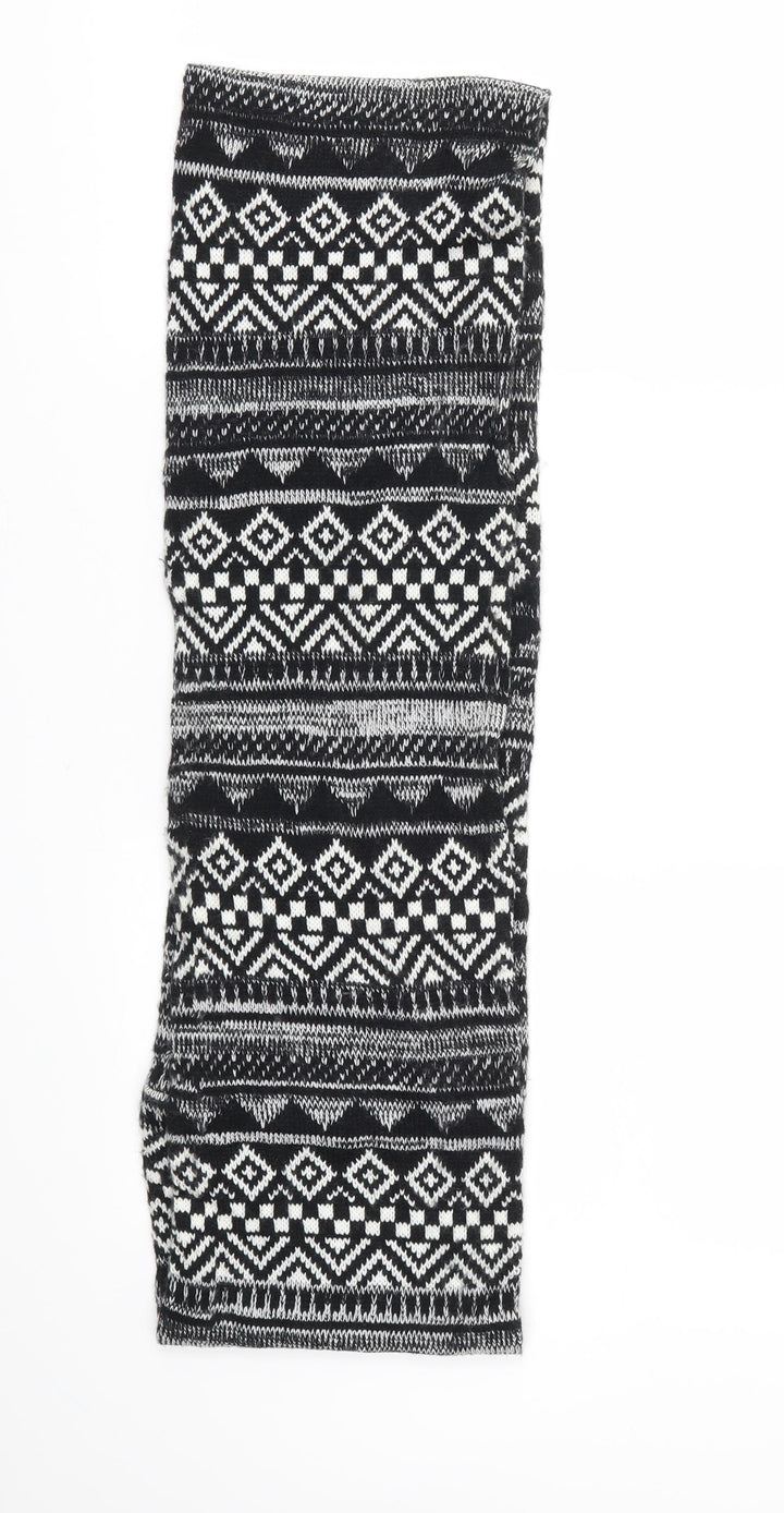 Preworn Unisex Black Argyle/Diamond   Scarf