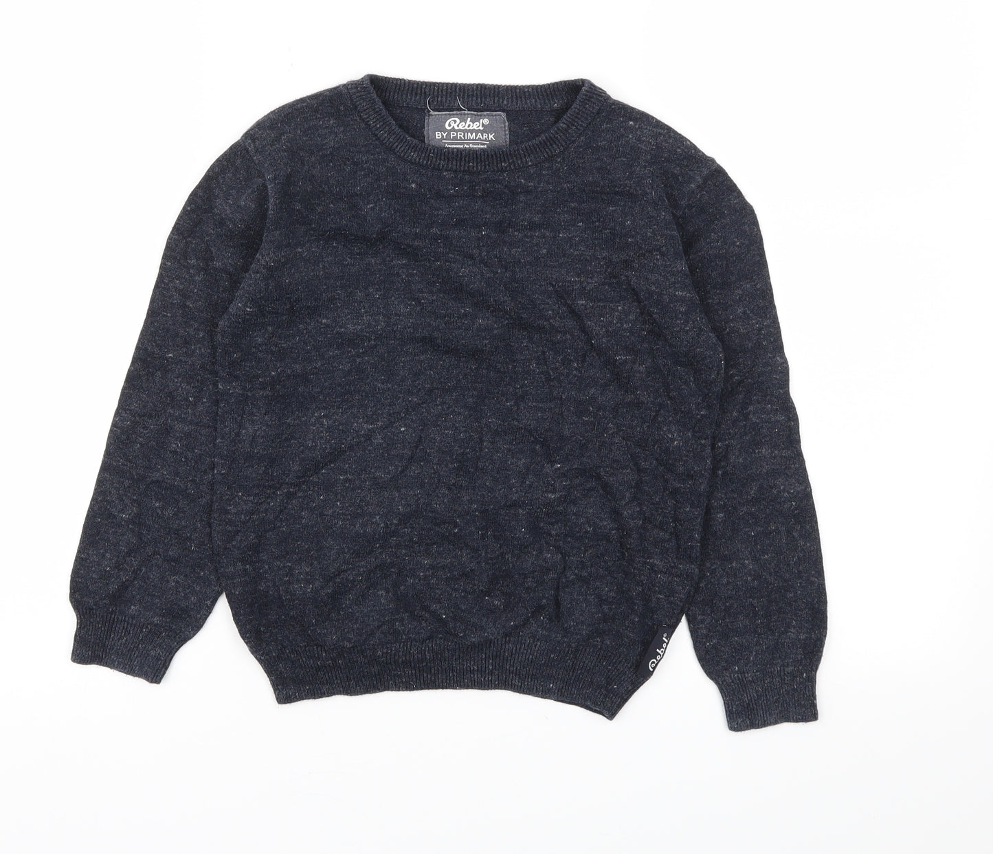 Primark Boys Blue   Pullover Sweatshirt Size 6-7 Years