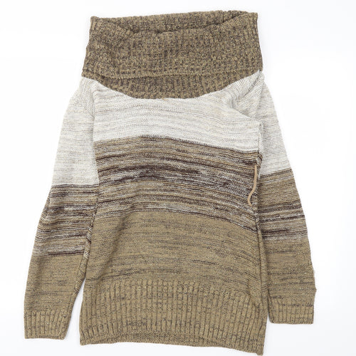 POUT  Womens Gold   Pullover Jumper Size M