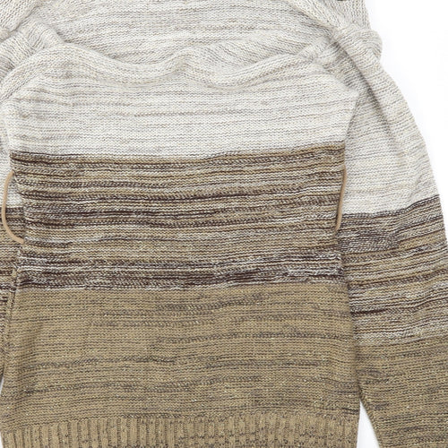 POUT  Womens Gold   Pullover Jumper Size M