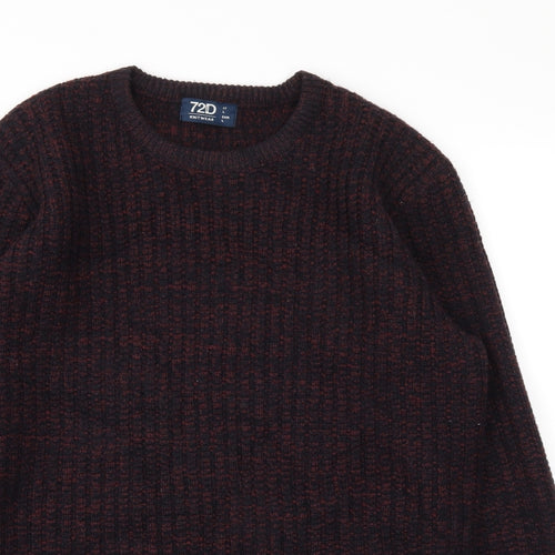 72D Mens Red   Pullover Jumper Size L