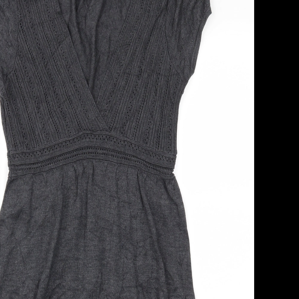 S Oliver Womens Grey   Jumper Dress  Size 14