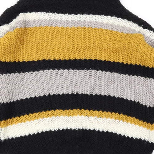 SELECT  Womens Yellow Striped  Pullover Jumper Size 12