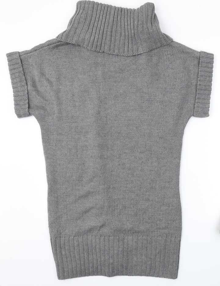 H&M Womens Grey   Jumper Dress  Size M