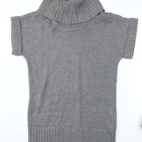 H&M Womens Grey   Jumper Dress  Size M