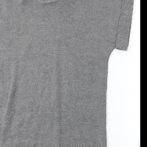 H&M Womens Grey   Jumper Dress  Size M