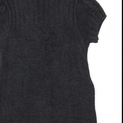 Dorothy Perkins Womens Grey   Cardigan Jumper Size 6