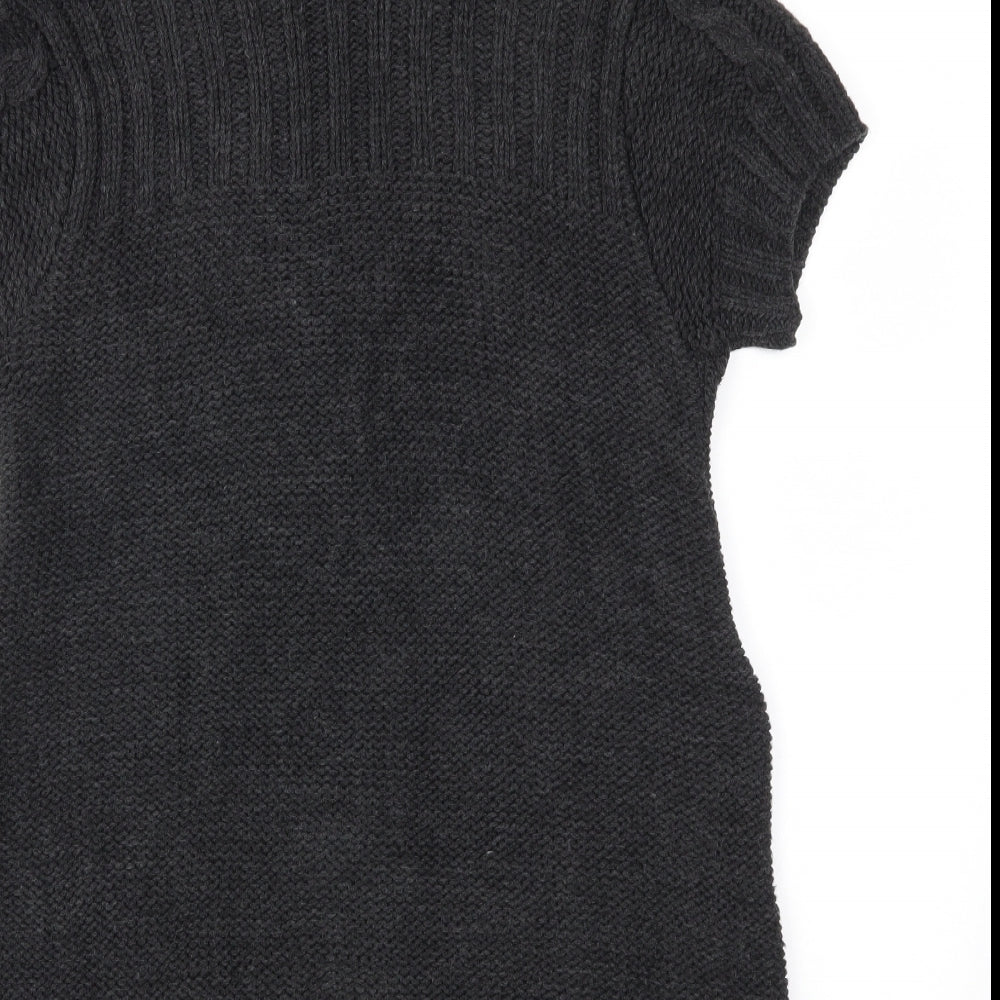 Dorothy Perkins Womens Grey   Cardigan Jumper Size 6