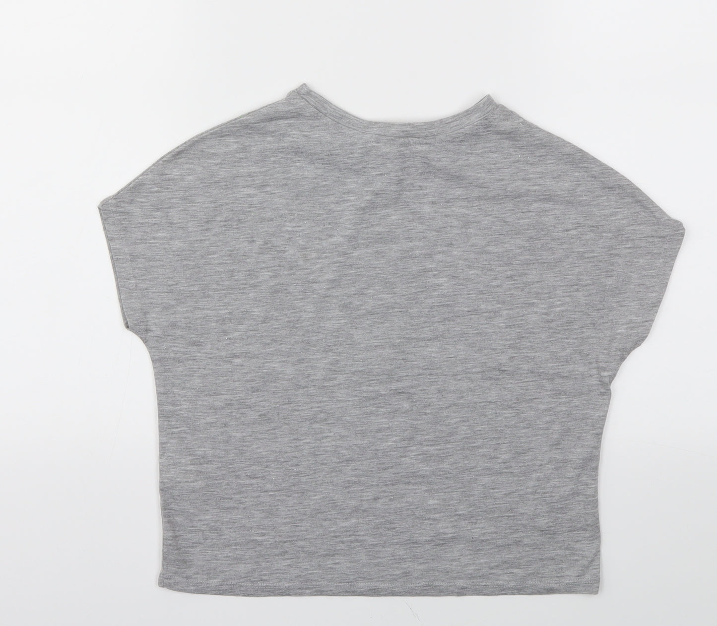 River Island Girls Grey   Basic T-Shirt Size 5-6 Years