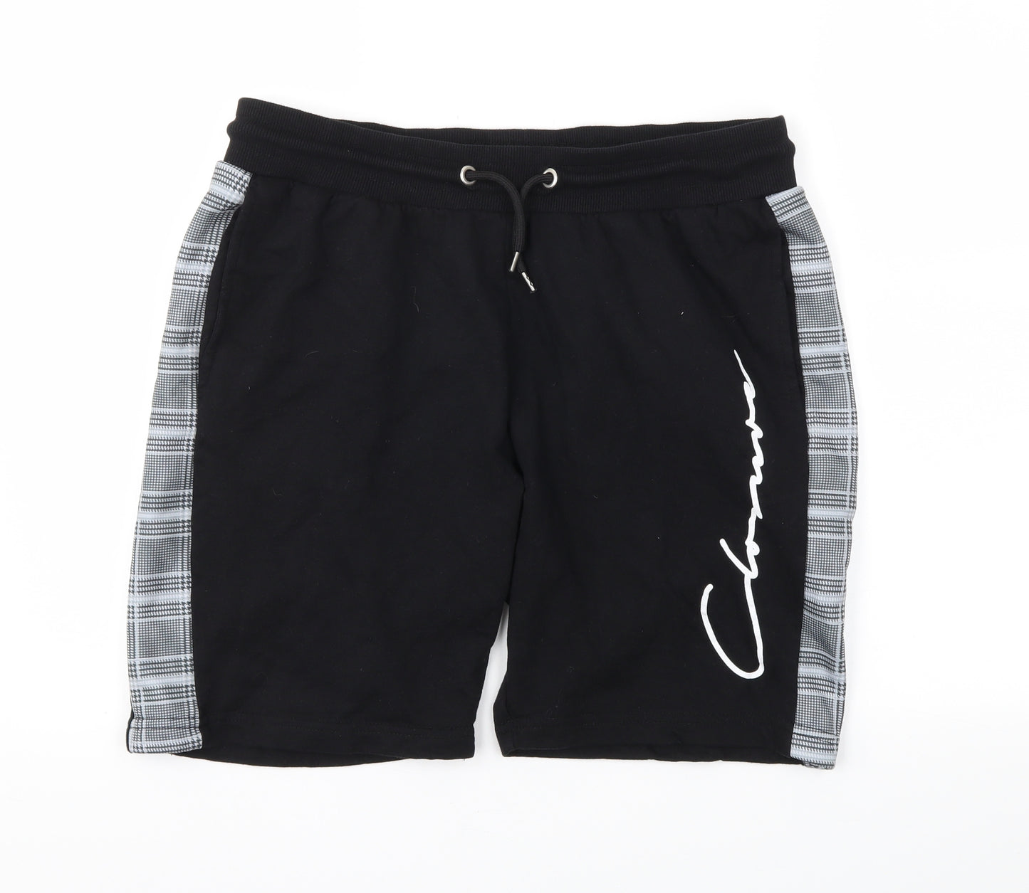 Closure London Mens Black   Sweat Shorts Size 34