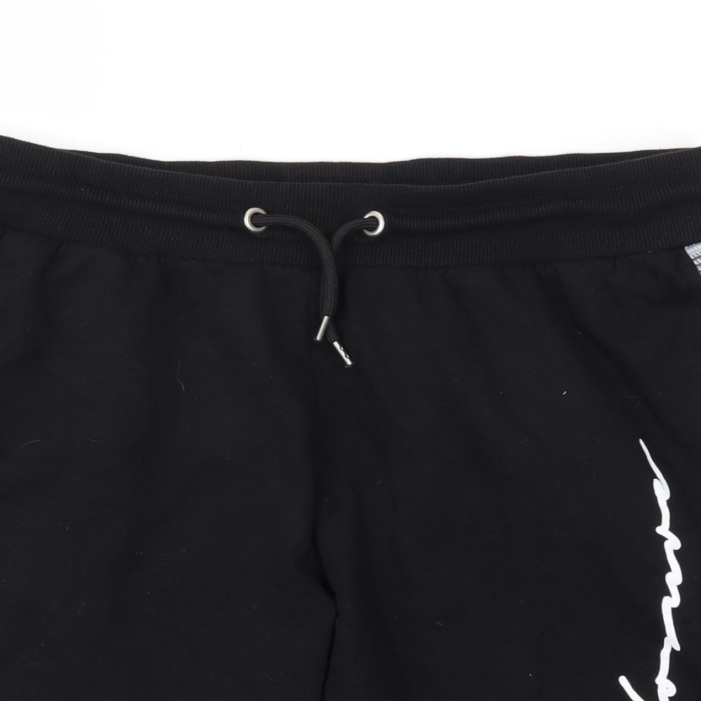 Closure London Mens Black   Sweat Shorts Size 34