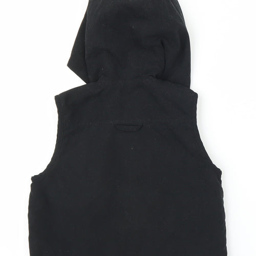 Kids UP Boys Black   Gilet Jacket Size 5-6 Years