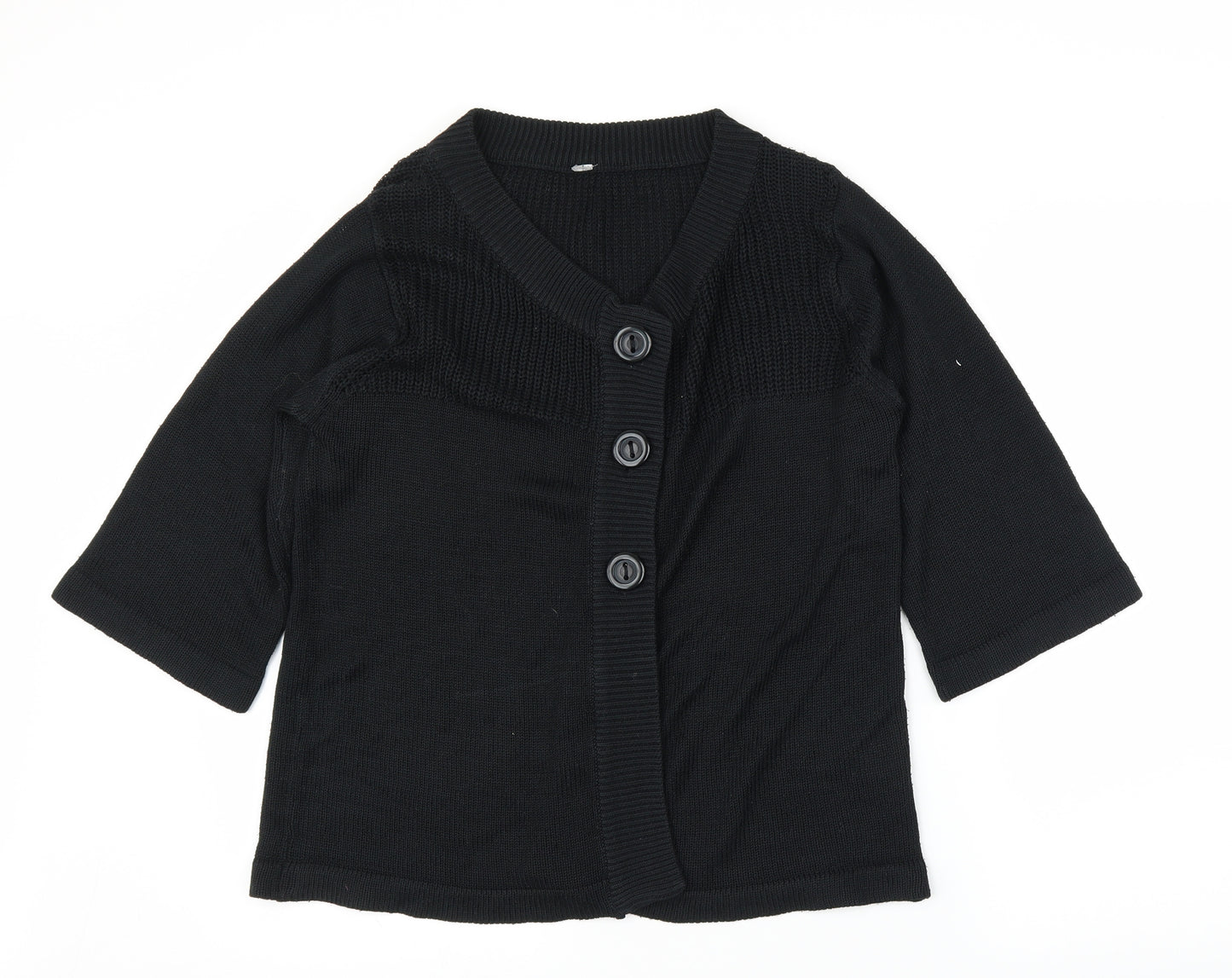 Estelle Womens Black   Cardigan Jumper Size XL
