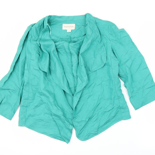 Monsoon Womens Green   Cardigan Jumper Size 8